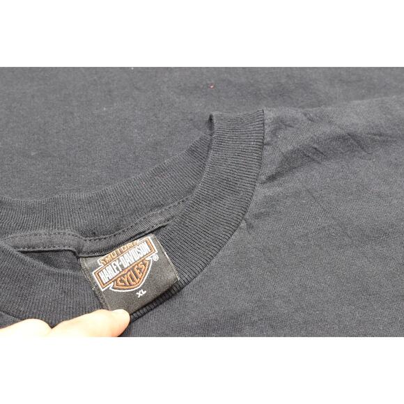 Vintage Harley-Davidson Shirt Mens XL Eagle Bar Shield USA VF Imagewear 90s - Picture 8 of 8